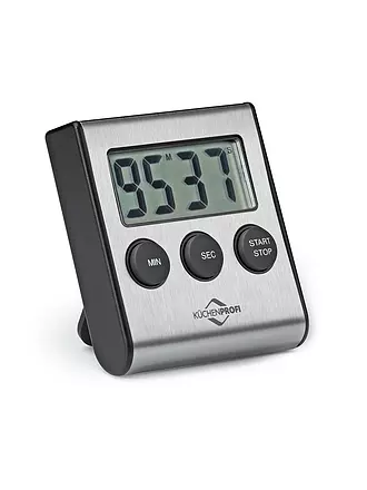KÜCHENPROFI | Digitaltimer PRIMUS Silber / Schwarz | 